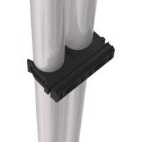 Стойка для одежды Sheffilton SHT-WR125 (черный/хром лак) - Изображение №3 — Chaika Market