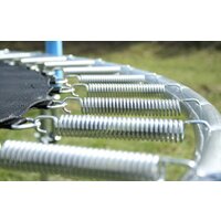 Батут Atlas Sport 252 см - 8ft Basic (с лестницей, внешняя сетка, зеленый) - Изображение №4 — Chaika Market