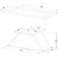 Кухонная вытяжка KUPPERSBERG Slimlux Inlinea 70 WX - Изображение №4 — Chaika Market