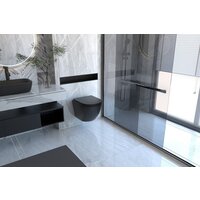 Унитаз подвесной Abber Bequem AC1100MB-AC0105-AC0121MB (с кнопкой смыва) - Изображение №2 — Chaika Market