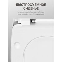 Унитаз подвесной Santek Борель 1WH501775 - Изображение №9 — Chaika Market