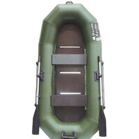 Моторно-гребная лодка Муссон H-270 С ТР (зеленый) — Chaika Market
