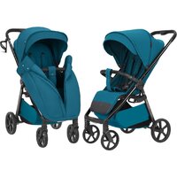 Коляска прогулочная «книга» Carrello Bravo Carbon CRL-5530 (Azure Blue) - Изображение №3 — Chaika Market