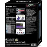 Внешний накопитель Transcend StoreJet 25H3P 2TB (TS2TSJ25H3P) - Изображение №5 — Chaika Market