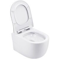 Унитаз подвесной Roxen Porto в комплекте с инсталляцией StounFix Dual Fresh 6 в 1 968478 (кнопка: брашированное золото) - Изображение №9 — Chaika Market