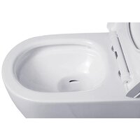 Унитаз подвесной Roxen Porto в комплекте с инсталляцией StounFix Dual Fresh 6 в 1 968478 (кнопка: брашированное золото) - Изображение №12 — Chaika Market