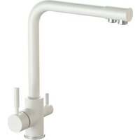 Смеситель MARRBAXX Карельский камень КМ006/G31 (белый) — Chaika Market