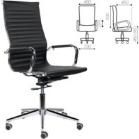 Офисное кресло Brabix Premium Intense EX-531 532540 (хром/черный) - Изображение №6 — Chaika Market