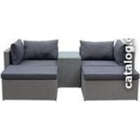 Набор садовой мебели Garden Story Драмен GS009 (ротанг серый/серый) - Изображение №3 — Chaika Market