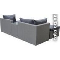 Набор садовой мебели Garden Story Драмен GS009 (ротанг серый/серый) - Изображение №5 — Chaika Market