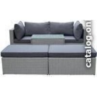 Набор садовой мебели Garden Story Драмен GS009 (ротанг серый/серый) - Изображение №4 — Chaika Market