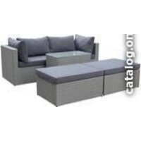 Набор садовой мебели Garden Story Драмен GS009 (ротанг серый/серый) - Изображение №2 — Chaika Market