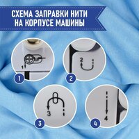 Электромеханическая швейная машина Sundays Home SH-2121 - Изображение №12 — Chaika Market