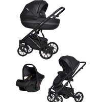 Универсальная коляска Riko Basic Delta Ecco (3 в 1, 15/black) — Chaika Market
