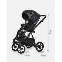 Универсальная коляска Riko Basic Delta Ecco (3 в 1, 15/black) - Изображение №10 — Chaika Market