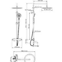 Душевая система  Wasserkraft A18801 - Изображение №15 — Chaika Market