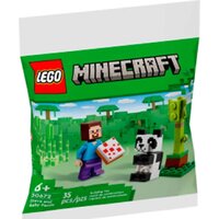 Конструктор LEGO Minecraft 30672 Стив и малышка Панда — Chaika Market