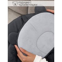 Шезлонг Amarobaby Teddy Swing AB24-22TED/09 (черный) - Изображение №24 — Chaika Market