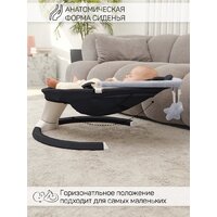 Шезлонг Amarobaby Teddy Swing AB24-22TED/09 (черный) - Изображение №17 — Chaika Market