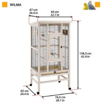 Клетка Ferplast Wilma 56160614 - Изображение №8 — Chaika Market