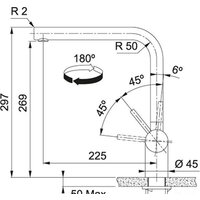 Смеситель Franke Atlas Neo 115.0628.207 (антрацит) - Изображение №5 — Chaika Market