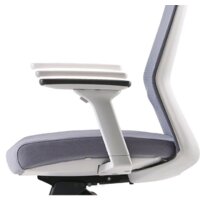 Офисное кресло Bestuhl J1 White Pl с подголовником (серый) - Изображение №10 — Chaika Market