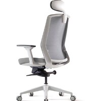Офисное кресло Bestuhl J1 White Pl с подголовником (серый) - Изображение №4 — Chaika Market
