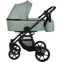 Универсальная коляска Pituso Tossa 2 в 1 (кожа, sage) — Chaika Market