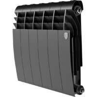 Биметаллический радиатор Royal Thermo Biliner B 350 Черный - 6 секций — Chaika Market