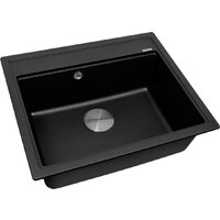 Кухонная мойка ZorG Rock 60 Premium black metallic — Chaika Market
