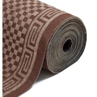 Ковровая дорожка SunStep Шашки 90x1200 35-302 (коричневый) - Изображение №2 — Chaika Market