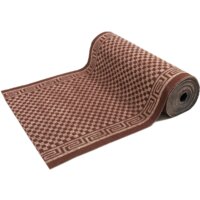 Ковровая дорожка SunStep Шашки 90x1200 35-302 (коричневый) — Chaika Market