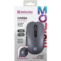 Мышь Defender Gassa MM-105 (серый) - Изображение №6 — Chaika Market