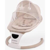 Шезлонг Amarobaby Teddy Swing AB24-22TED/03 (бежевый) - Изображение №2 — Chaika Market
