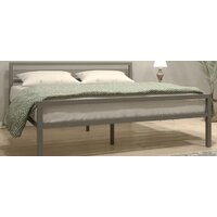 Кровать ИП Князев Наргиз 90x200 (серый) — Chaika Market