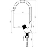 Смеситель Rubineta Swan-33 SW0008 - Изображение №2 — Chaika Market