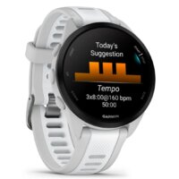 Умные часы Garmin Forerunner 165 (туманно-серый/белый камень) - Изображение №3 — Chaika Market