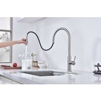 Смеситель Paulmark Senso Se215180-BS (стальной/нержавеющая сталь) - Изображение №9 — Chaika Market