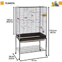 Клетка Ferplast Planeta 52066817 - Изображение №10 — Chaika Market