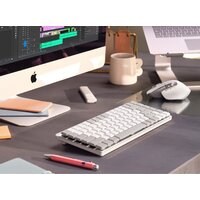 Клавиатура Logitech MX Mechanical Mini Tactile for Mac 920-010799 (белый/светло-серый, нет кириллицы) - Изображение №5 — Chaika Market