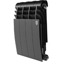 Биметаллический радиатор Royal Thermo Biliner B 350 Черный - 4 секций — Chaika Market