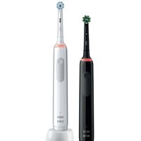 Комплект зубных щеток Oral-B Pro 3 3900 Duo Cross Action + Sensi White D505.523.3H - Изображение №2 — Chaika Market