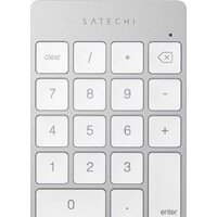 Цифровой блок Satechi Aluminum Slim Rechargeable Bluetooth Keypad (серебристый) — Chaika Market
