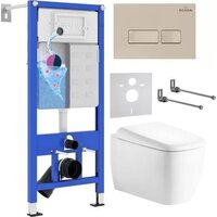 Унитаз подвесной Roxen StounFix Dual Fresh 968504 — Chaika Market