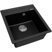 Кухонная мойка ZorG Rock 46 Premium black metallic — Chaika Market
