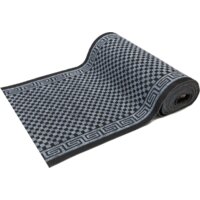 Ковровая дорожка SunStep Шашки 90x1200 35-301 (серый) — Chaika Market