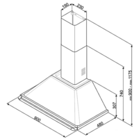 Кухонная вытяжка Smeg KTR90XE - Изображение №2 — Chaika Market