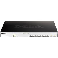 Управляемый коммутатор 2-го уровня D-Link DGS-1210-10MP/F3A — Chaika Market
