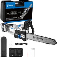 Аккумуляторная пила Deko DKCHS 40 PRO 084-2000 (с 2-мя АКБ, кейс) — Chaika Market