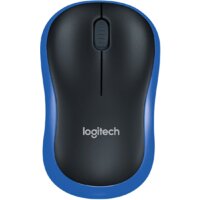Мышь Logitech M185 (черный/синий) — Chaika Market